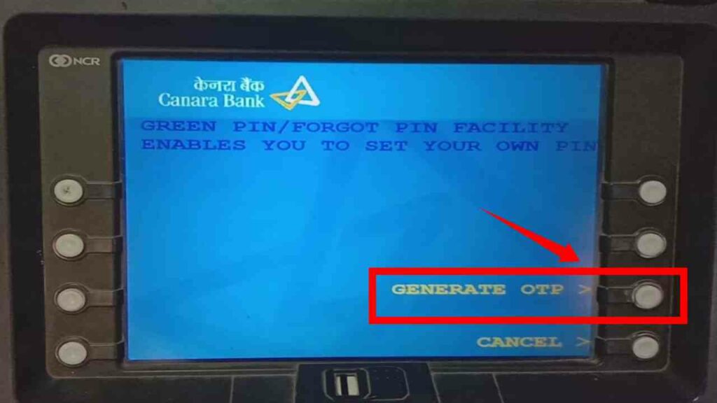 ATM से Canara Bank ATM Pin Kaise Banaye