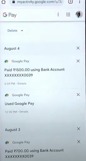 Google Pay History Kaise Delete Kare