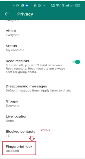 Whatsapp Par Lock Kaise Lagaye 4